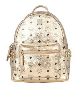 Backpack, Coated Canvas, Gold, DB, 3*